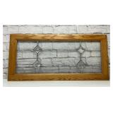 Large leaded glass window