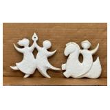 Limoges China Christmas ornaments