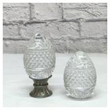 2 FRENCH EGG PAPERWEIGHTS 3ï¿½ï¿½