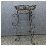 Wrought iron plant stand