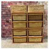 Stackable basket storage system