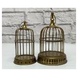 2 brass birdcages petite 7ï¿½ï¿½, 6ï¿½ï¿½