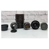 4 Fine camera lenses