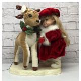 VTG animated Rudolph store display