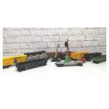 Assorted vtg model trains, and parts