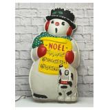 Antique NOMA lighted snowman