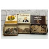 Old arrowheads and pottery pieces