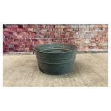 Galvanized wash tub 22 x 11