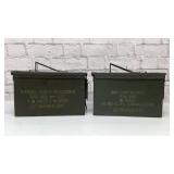 2 ammo boxes