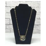 RARE LUCITE FISHBOWL PENDANT