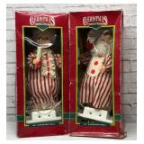 Santa and Mrs. Claus animated dolls