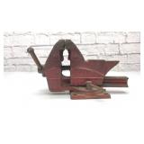 Antique scout vice with anvil