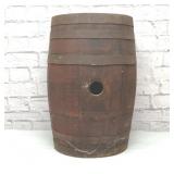 Antique banded barrel