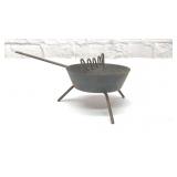 Home made ash tray metal