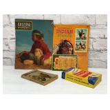 American Indian books, flashcards, bird guide