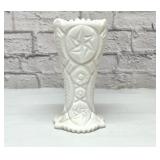 1904  milk, glass vase, Nortec centipede pattern