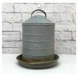 Galvanized chicken feeder 13