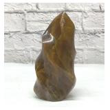 Golden healer, quartz flame carving crystal