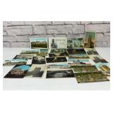 Assorted vintage Durham NC postcards