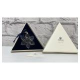 1996 Swarovski Christmas snowflake ornament