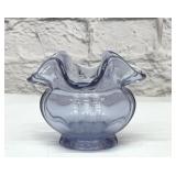 FENTON RARW PERIWINKLE CANDY DISH