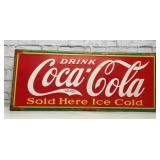 DRINK PEPSI COLA METAL SIGN