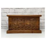 HAND CARVED WOOD BOX TANZANIA