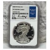 2004 walking liberty 1 ounce fine silver $1