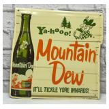 Ya-hoo MOUNTAIN DEW Sign 13x14