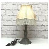 LILYPAD LAMP WITH FRINGED SHADE