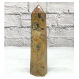 Crazy lace agate crystal Tower