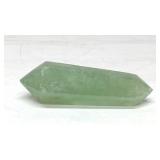 Green fluorite crystal point 5