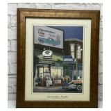 Saturday Night framed print by Steve Zazenski