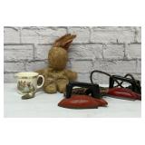VTG TOYS, BUNNY, IRONS, BUNNYKINS, DIONNE SPOON