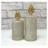 2 LED LIGHTED CHRISTMAS CANDLES 9