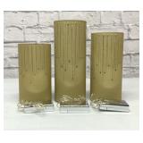 LIGHTED CHRISTMAS CANDLE HOLDERS 10