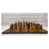 MEDIEVAL CHESS SET 21.5X21.5