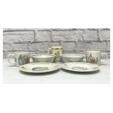 WEDGWOOD PETER RABBIT PLATES, BOWLS, CUPS
