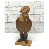 VTG ROMER AVIATOR WOOD CARVING 11