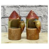 CZECHOSLOVAKIA BIRD WALL POCKETS 6