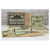 Old Stock Certificates assortment