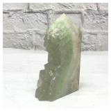 Green fluorite crystal