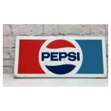 Pepsi-Cola metal display sign 22 x 10