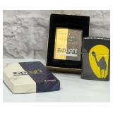 CAMEL ZIPPO ZIPLIGHT MODEL IN ORIGINAL BOX
