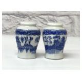 Blue Willow, salt, and pepper shakers