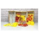 1964 BARBIE CASE WITH FURNITURE, ACCESSORIES
