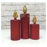 Christmas candles battery op 11