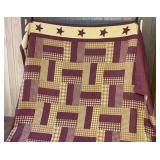 LOG CABIN STAR QUILT Phyllis Dobbs
