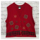 SOUTHERN LADY UGLY CHRISTMAS SWEATER VEST