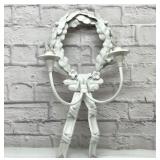 COTTAGE STYLE WREATH SCONCE